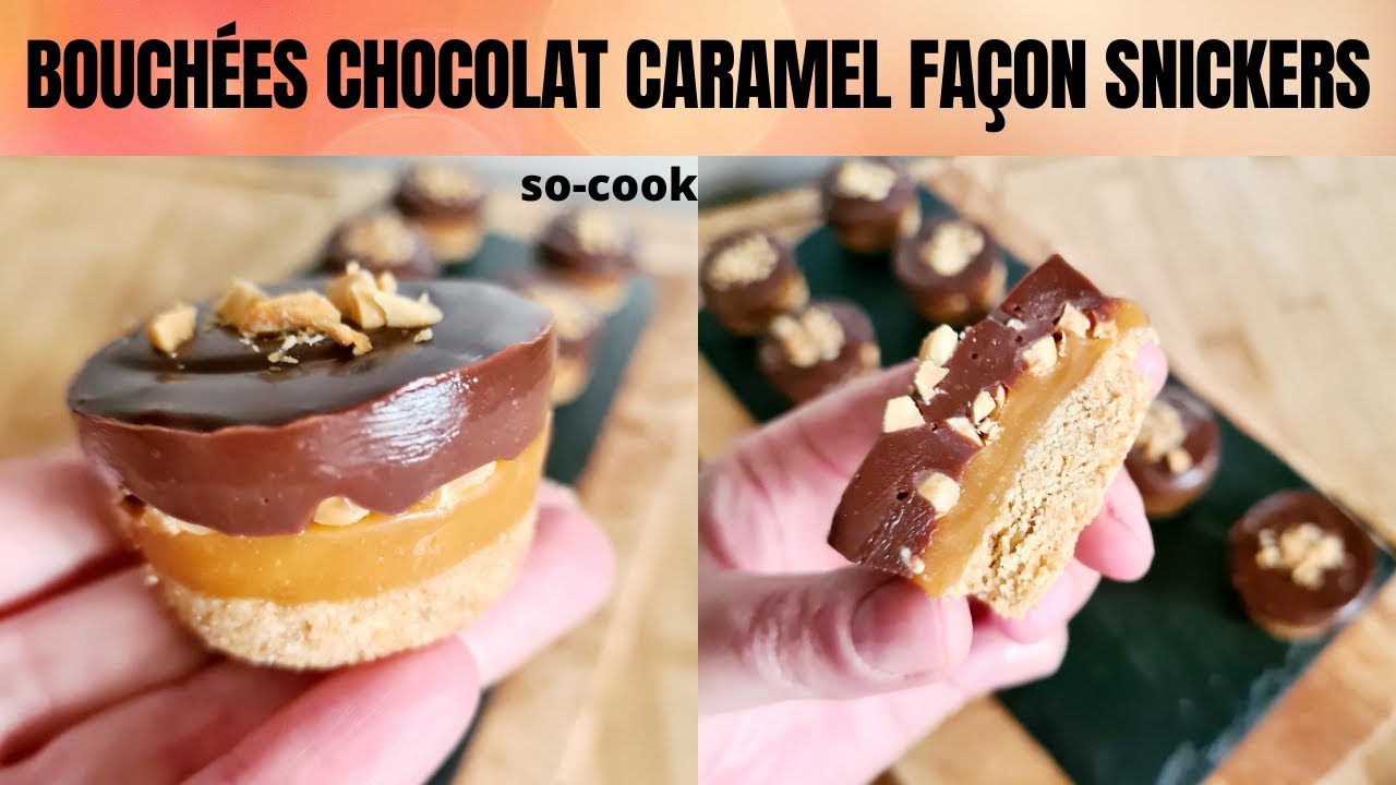 Bouchées Chocolat Caramel façon Snickers