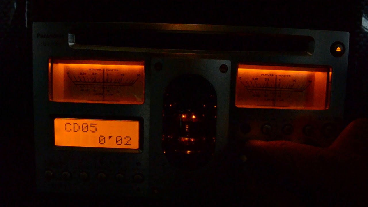 JDM Panasonic CQ-TX5500D Vacuum Tube CD MP3 made in Japan car Audio