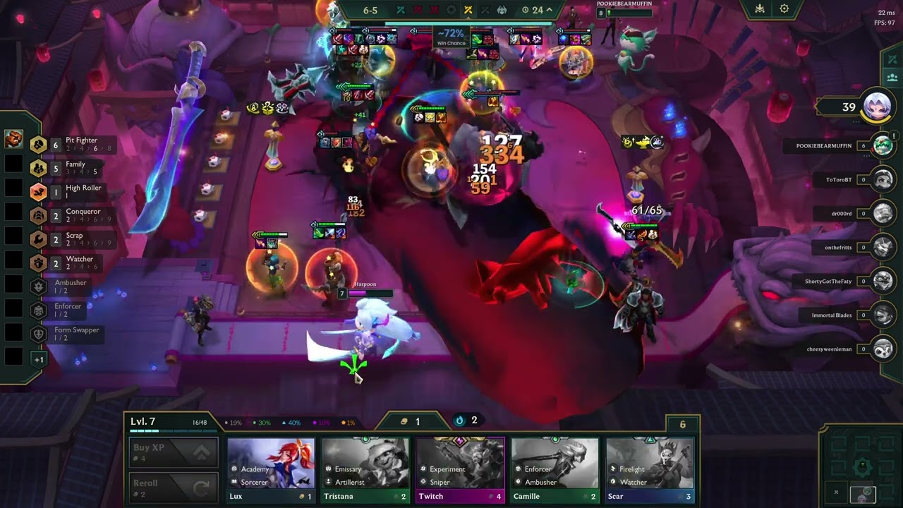 TFT Set 13 - Prismatic Violet Beats 7 Black Rose!