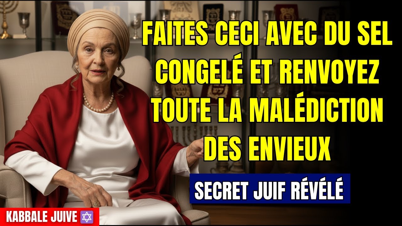 RABIN RÉVÈLE : Le TRUC du SEL congelé Qui RENVOIE Tout LE MAL Des ENVIEUX | Kabbale Juive