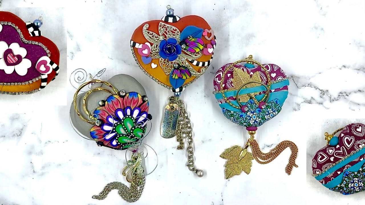 A POLYMER CLAY PROJECT TUTORIAL: THE THREE OF HEARTS…