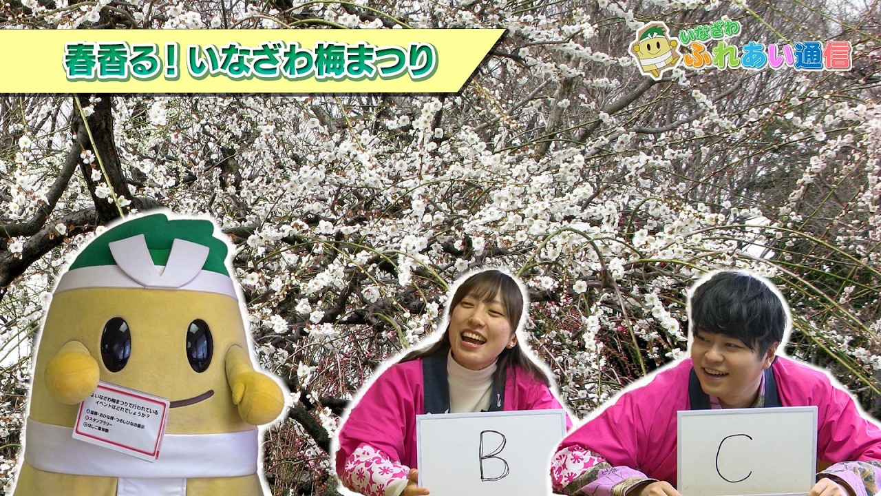 「春香る！ いなざわ梅まつり」ふれあい通信　令和８年２月後半号