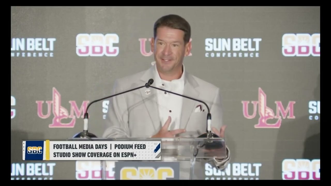 Bayou Time Sports 7/24: ULM Warhawks Football at Sun Belt Conference Media Days