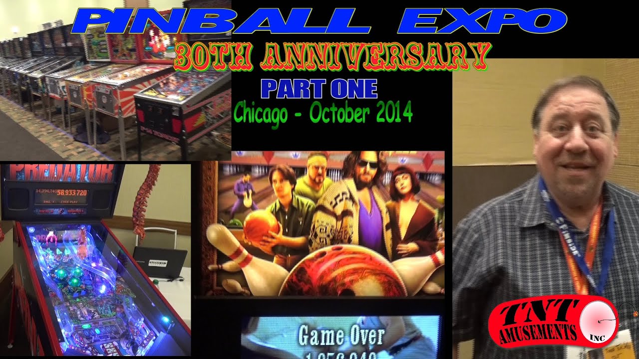 #842 PINBALL EXPO 2014 30th ANNIVERSARY w/ RAZA Zombie Adventureland-Part One-Chicago-TNT Amusements