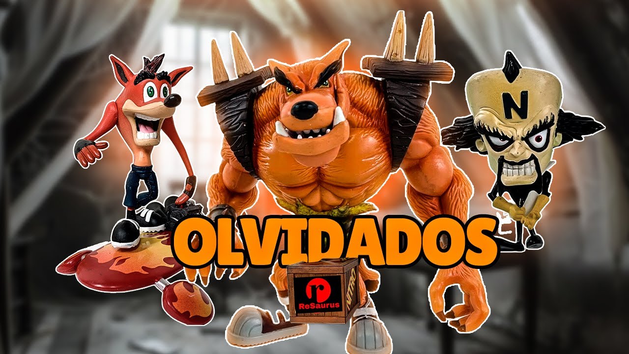 Las OLVIDADAS figuras de CRASH BANDICOOT