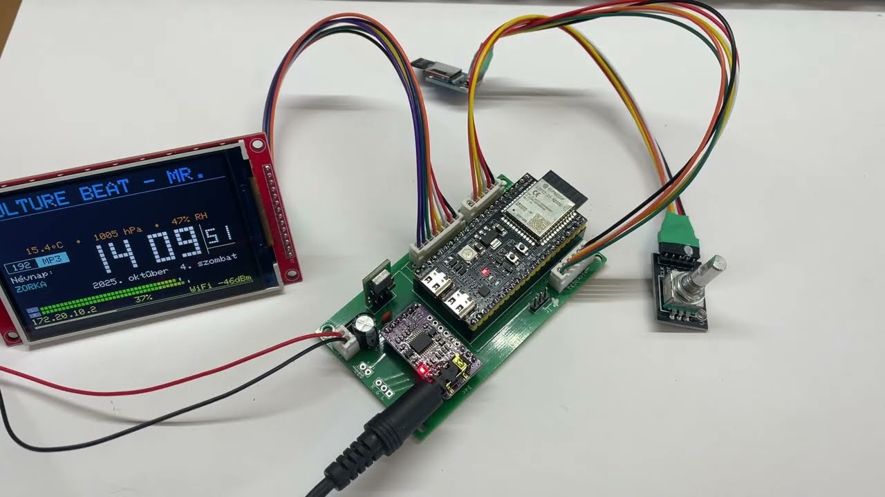 Webrádió 6.0 verzió  ESP32-S3