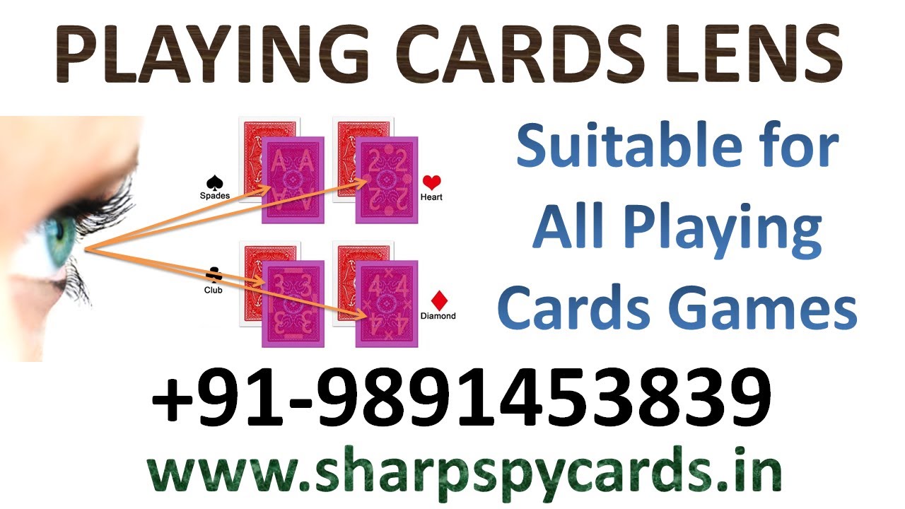 HD Quality Playing Cards Lens | X Ray Contact Lenses for Playing Cards #SHARPSPYCARDS