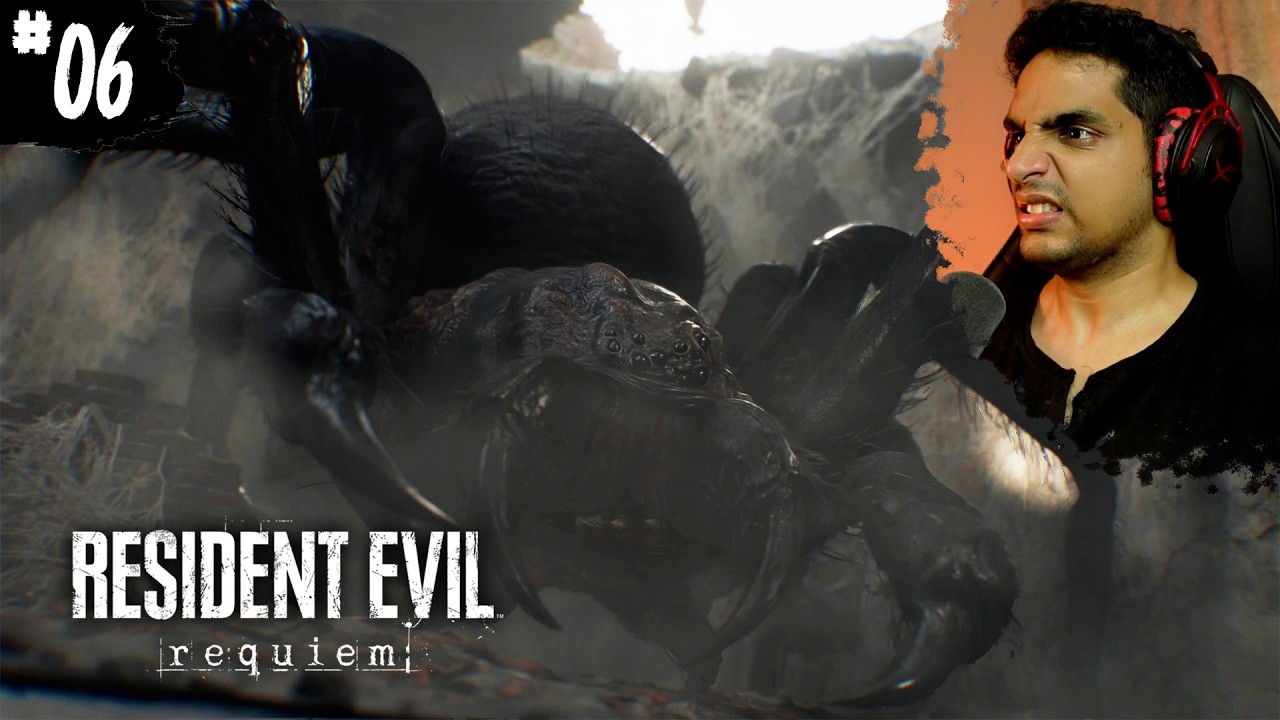 THE SPIDER BOSS!! | Resident Evil REQUIEM | Part 6 | Malayalam