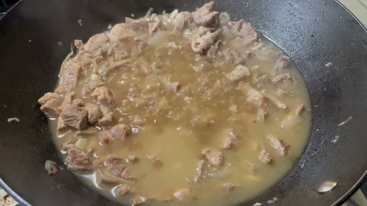 Easy Pork with Kalabasa at Baguio beans (Lutong Bahay)/ Easy Pork with Squash & Green Beans 