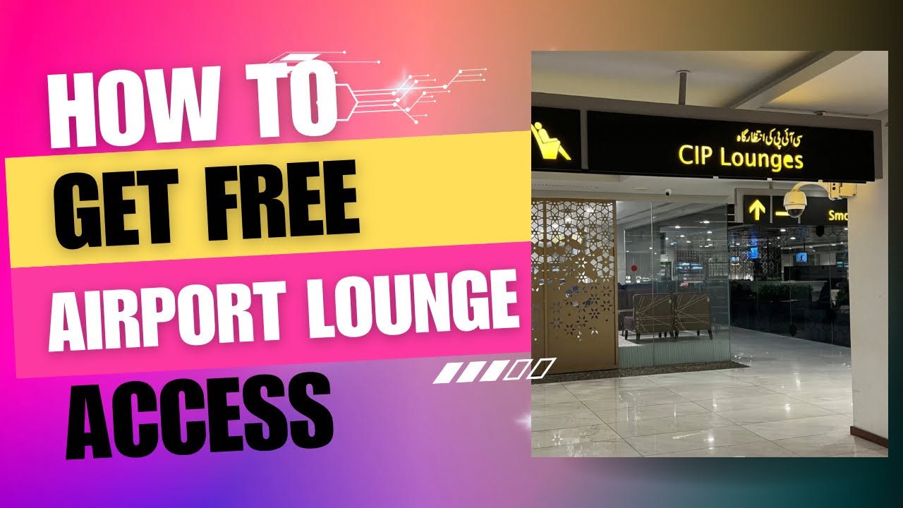 How to get free Airport Lounge Access | CIP Lounge Islamabad Airport | Free food and drinks