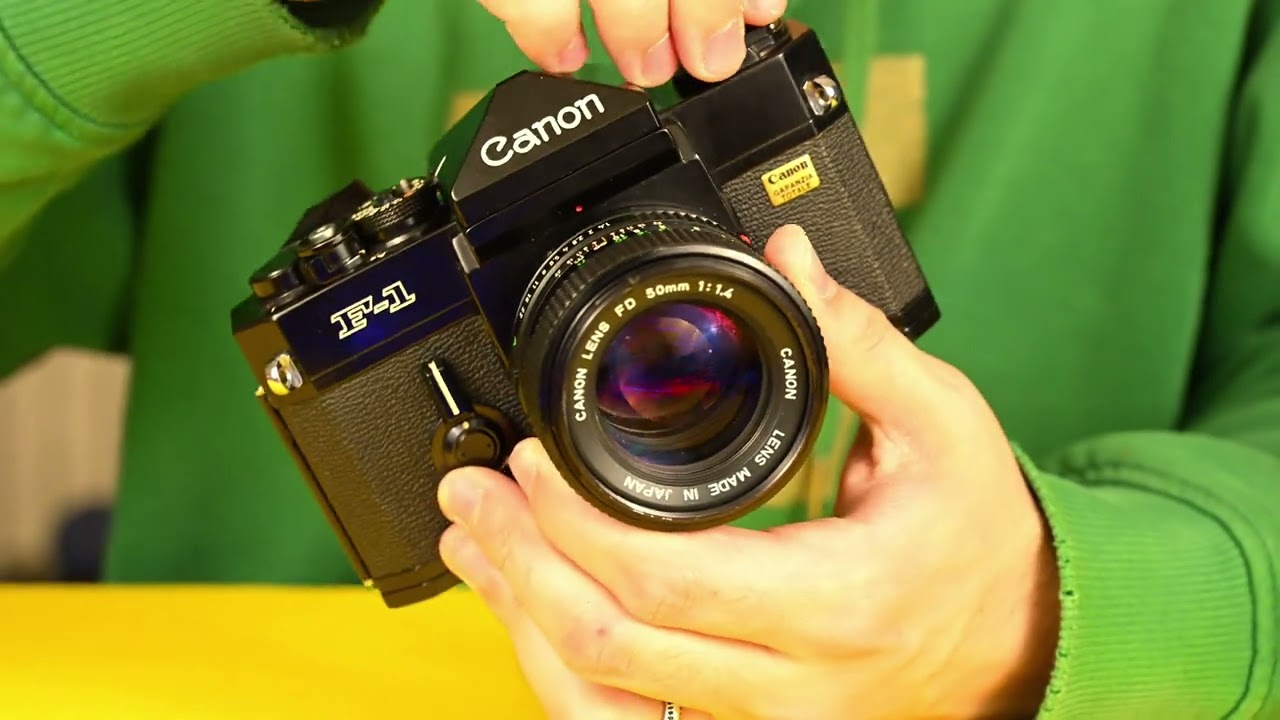 Обзор Canon F1 — Руководство пользователя — обучающее видео — винтажная пленочная камера 2024 года