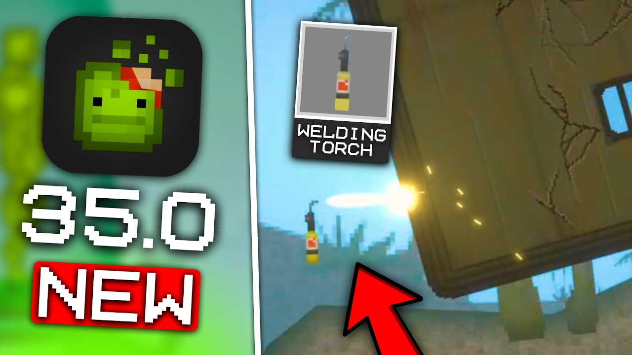 UPDATE 35.0: NEW ITEMS! WELDING TORCH in Melon Playground