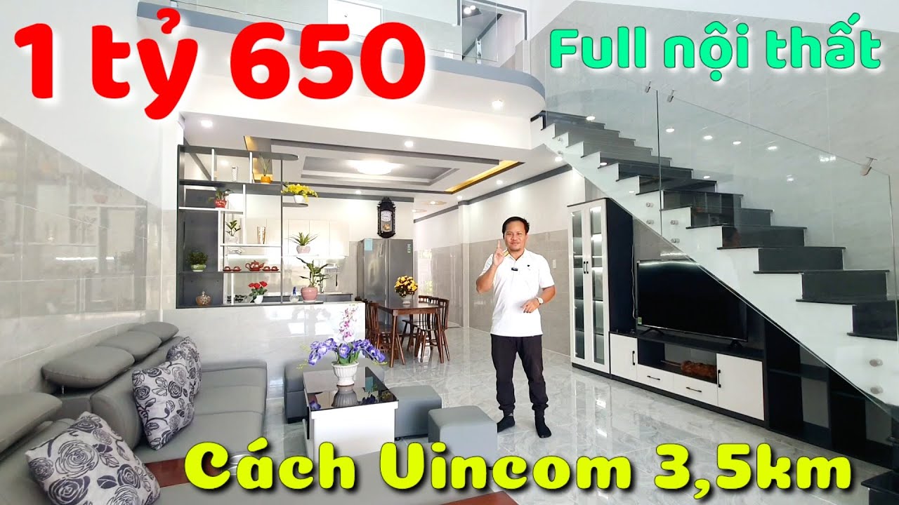 Nhà đẹp full nội thất 1 tỷ 650 triệu đất thổ cư sân ô tô gần QL22B giáp TP Tây Ninh chủ bán giá rẻ