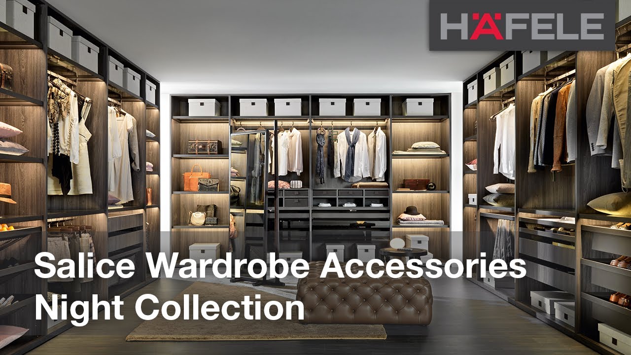 Launch: Salice Wardrobe Accessories Night Collection - Hafele Australia
