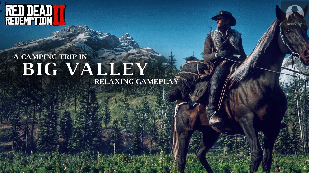 A Camping Trip in Big Valley (Bear and Deer Hunting) - Red Dead Redemption 2 (Relaxing Gameplay)