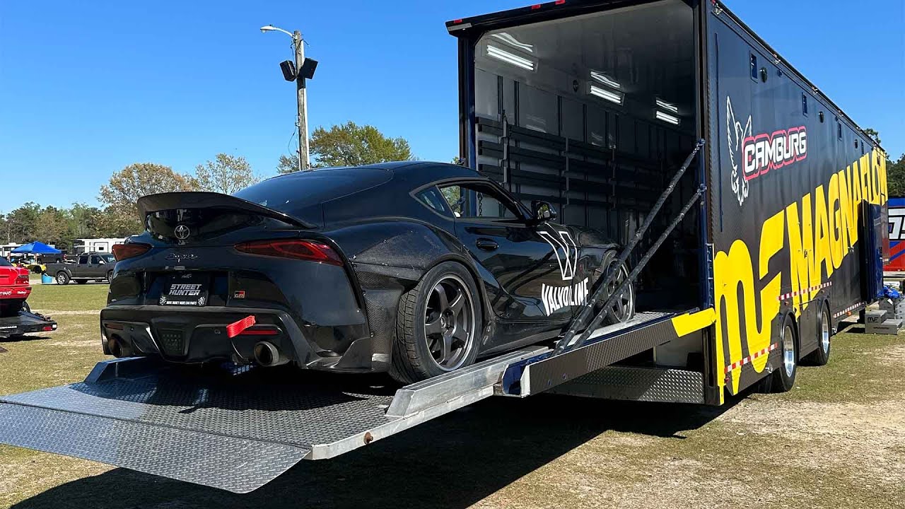 Supra + Nascar Hauler = Dreams Come True