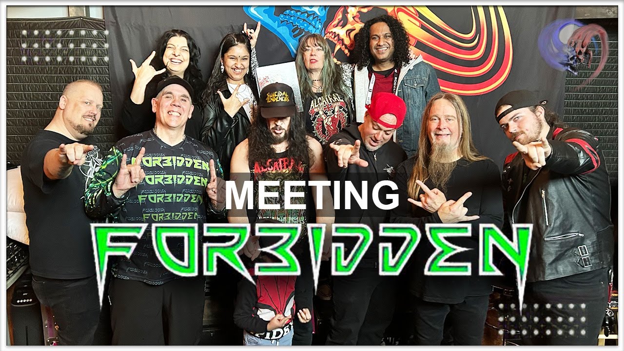 Meeting Forbidden (band) - First Time With A Metal Band!