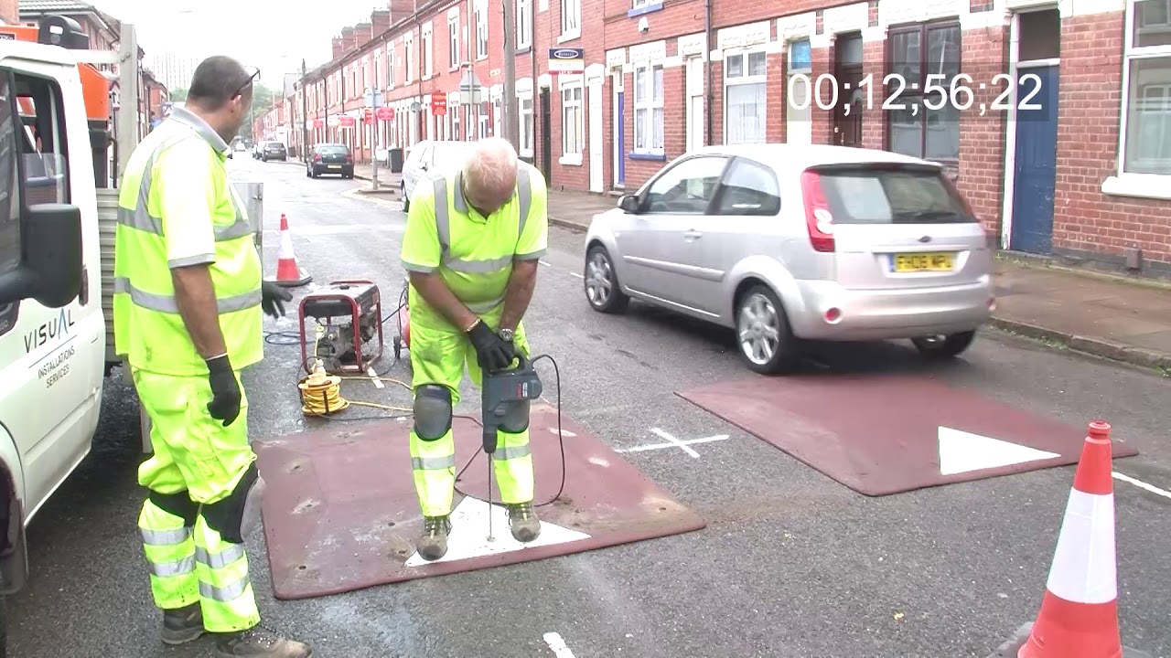 Rosehill Speed Cushion – Installation - Leicester