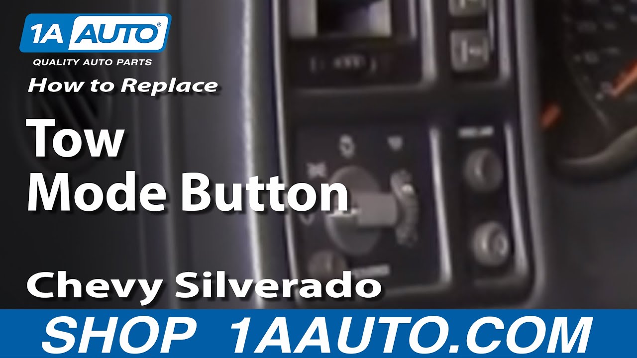 Как починить кнопку режима буксировки на GMC Sierra 01-06