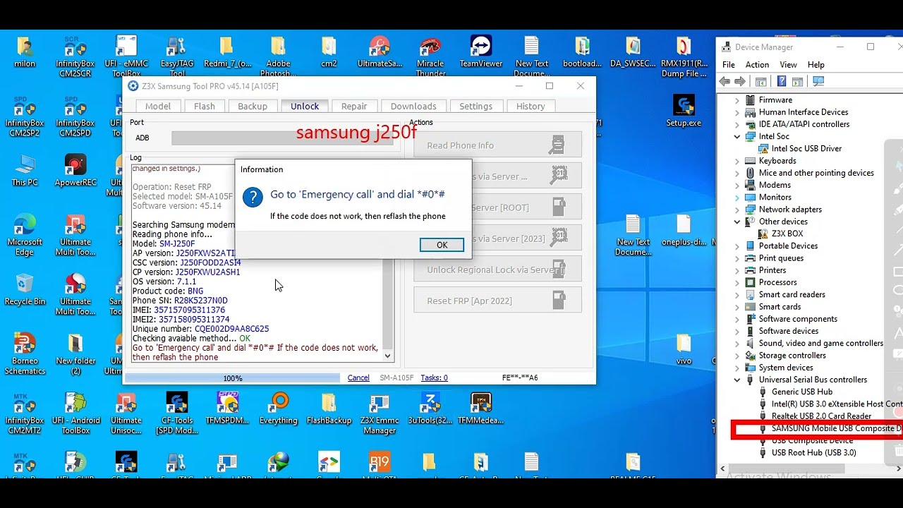 j250f frp unlock z3x pro SAMSUNG J250F FRP BY Z3X BOX UNLOCK