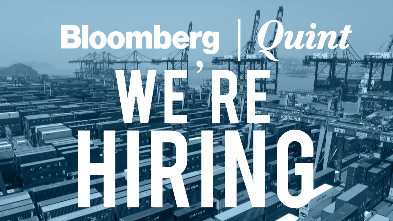 We're Hiring At BloombergQuint