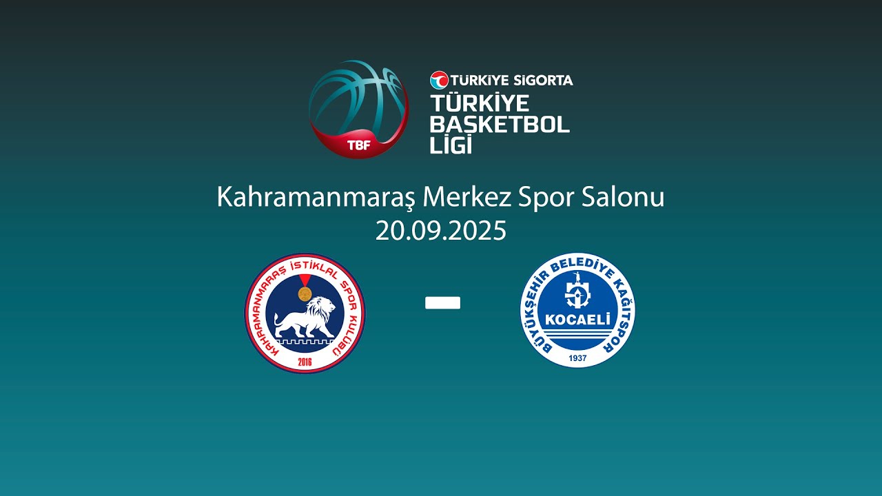 Kipaş İstiklal Spor – Kocaeli Büyükşehir Belediye Kağıtspor Türkiye Sigorta TBL 1.Hafta