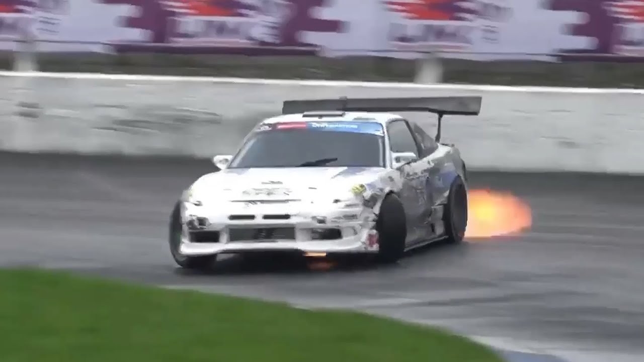Duane Mckeever 180sx rb28det 9000rpm - тренеровочный проезд | Tullyroan drift night 2019