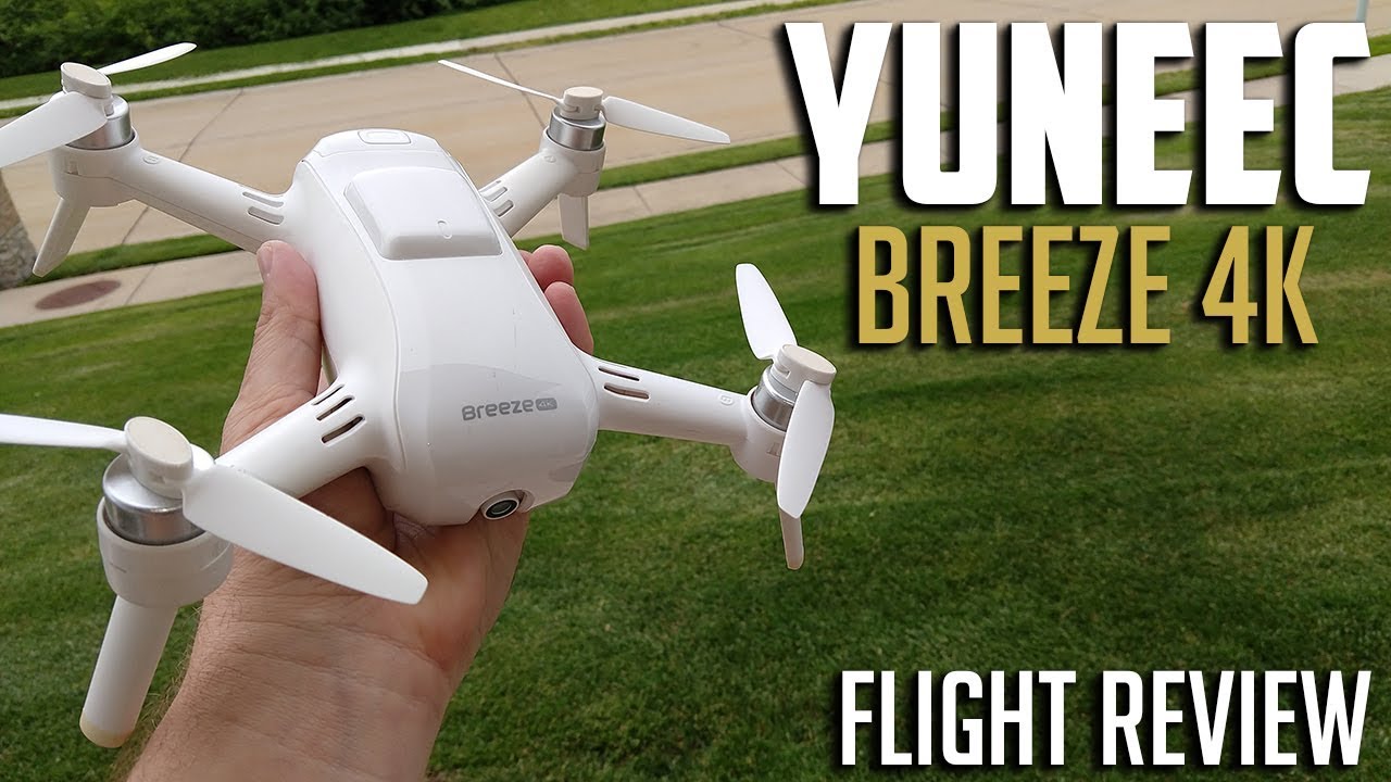 Обзор полета дрона Yuneec Breeze 4K GPS