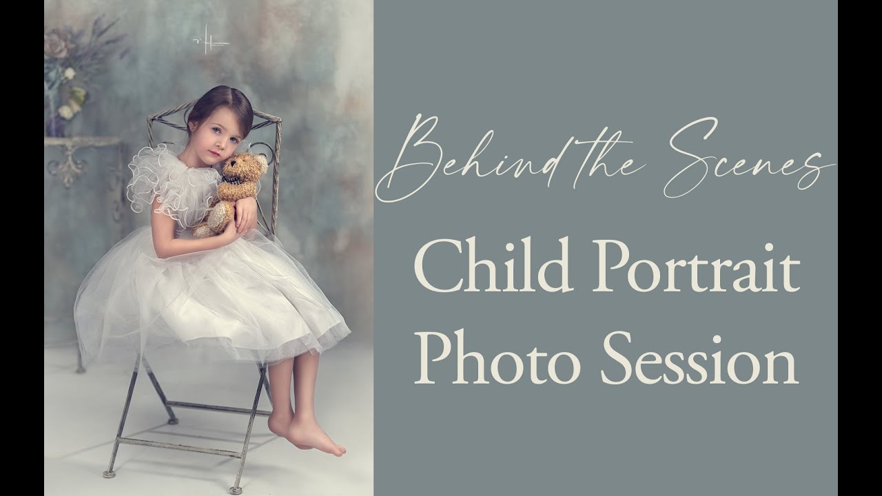 BTS Child Portrait Session with Master Photographer Nikki Harrison