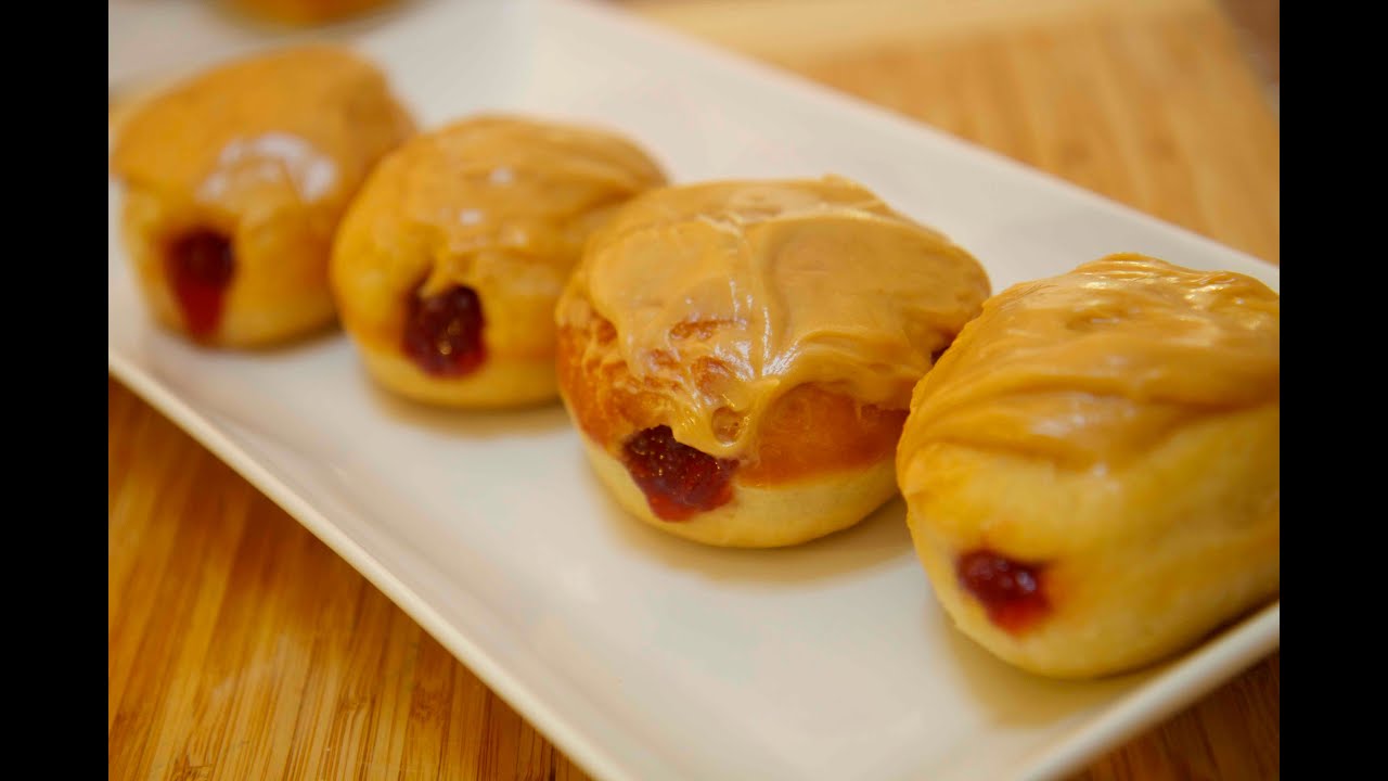 Peanut Butter and Jelly Donuts - Cooked by Julie - Episode 181