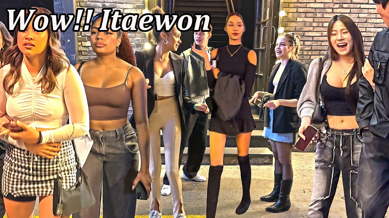 [4K Wow😲😲😲 ITAEWON CLUB STREET] 이태원의 분위기가 점점 좋아지네요 😉😉😉ITAEWON/SEOUL/KOREA