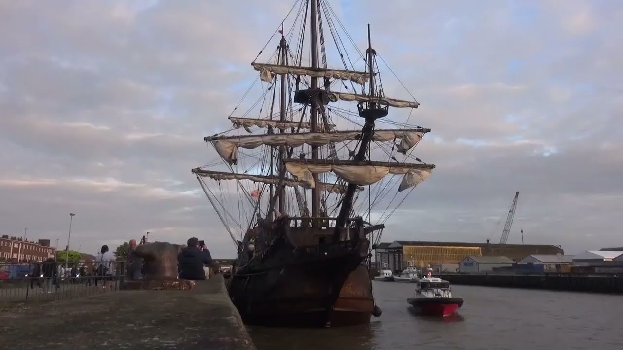 Spanish Galleon Andalucia at Great Yarmouth 2024.