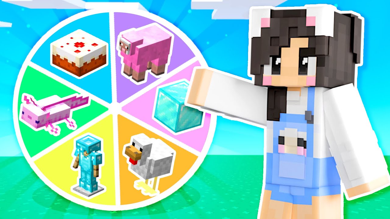 💜Вращение колеса решает мой день в Minecraft!