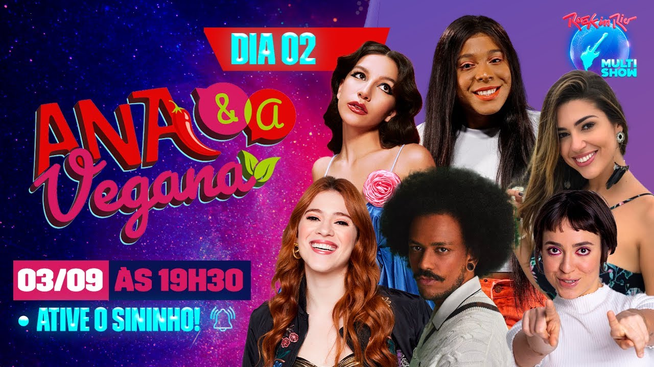 🔴 AO VIVO NO ROCK IN RIO: PODCAST ANA CLARA, BLOGUEIRINHA, VALEN e PRISCILLA |  Ana & a Vegana #2