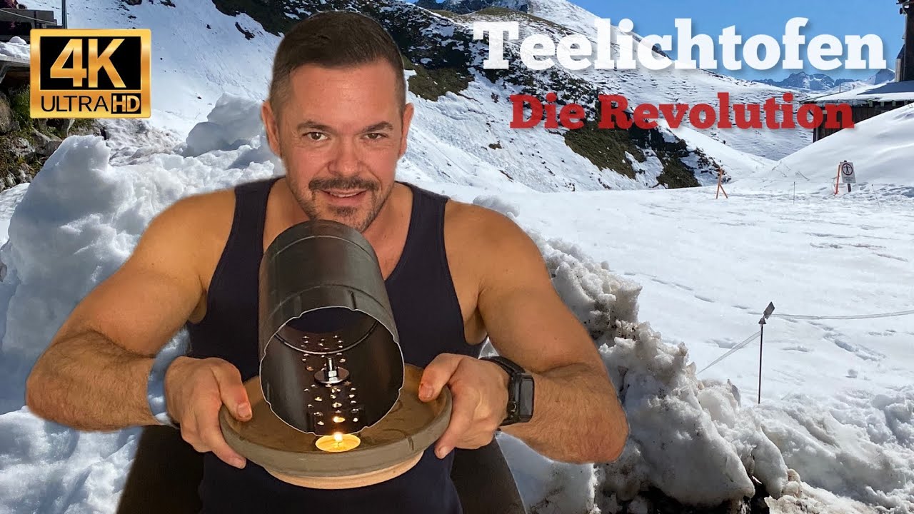 Heizung selber bauen | Teelichtofen Revolution | Tischheizung | Heizquelle | Ohne Strom und Gas