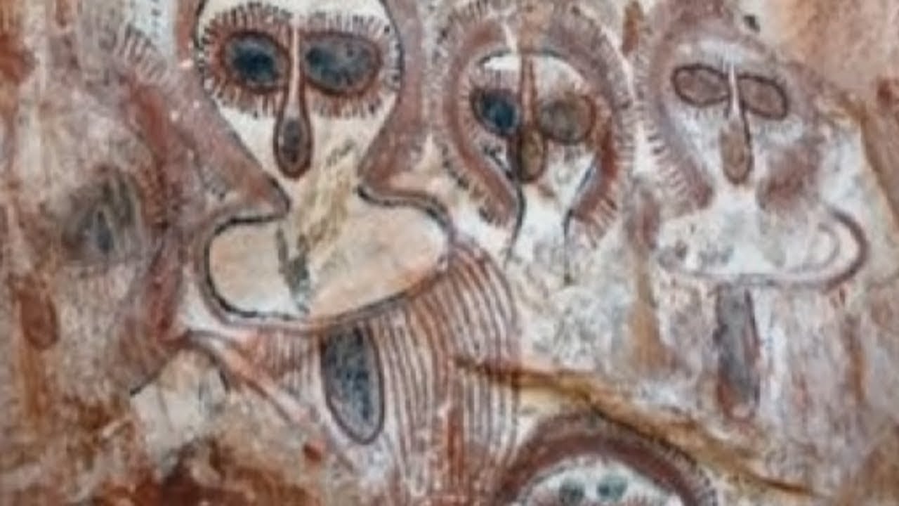 6 Pinturas antigas em cavernas que parecem Alien&iacute;genas