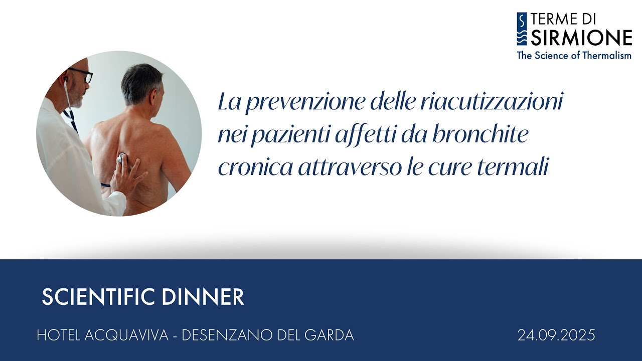 Scientific Dinner - Prevenzione delle riacutizzazioni nei pazienti affetti da bronchite cronica