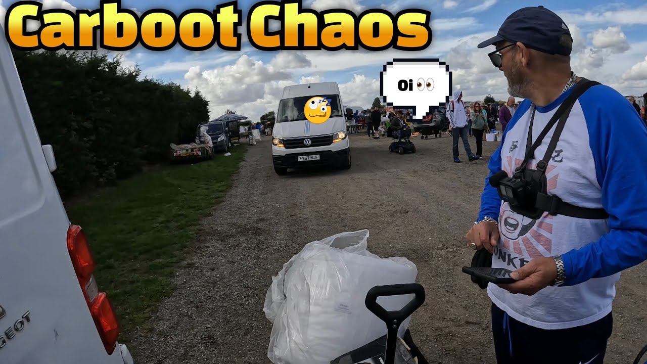 CHAOS AT THIS CARBOOT SALE | UK EBAY RESELLER 