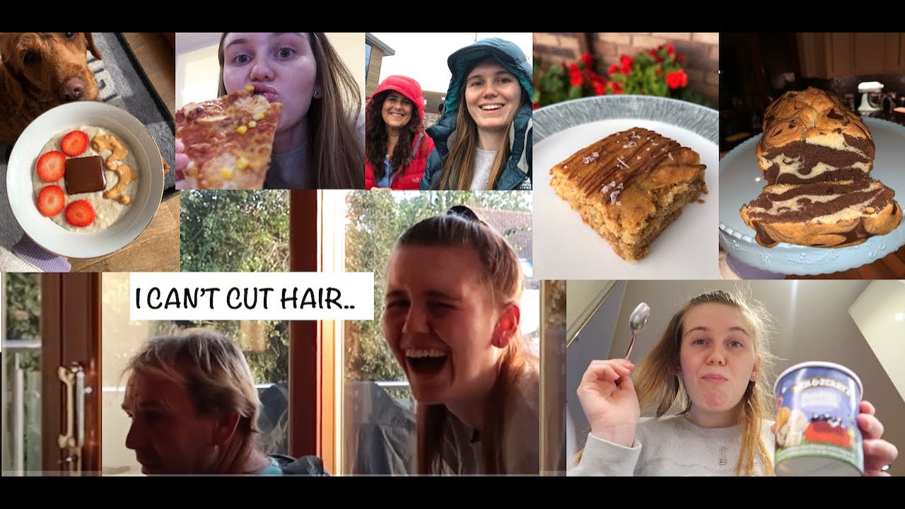 CUTTING DAD'S HAIR & SOFA SHOPPING | BLONDIES, BAKING & PIZZA MAKING!