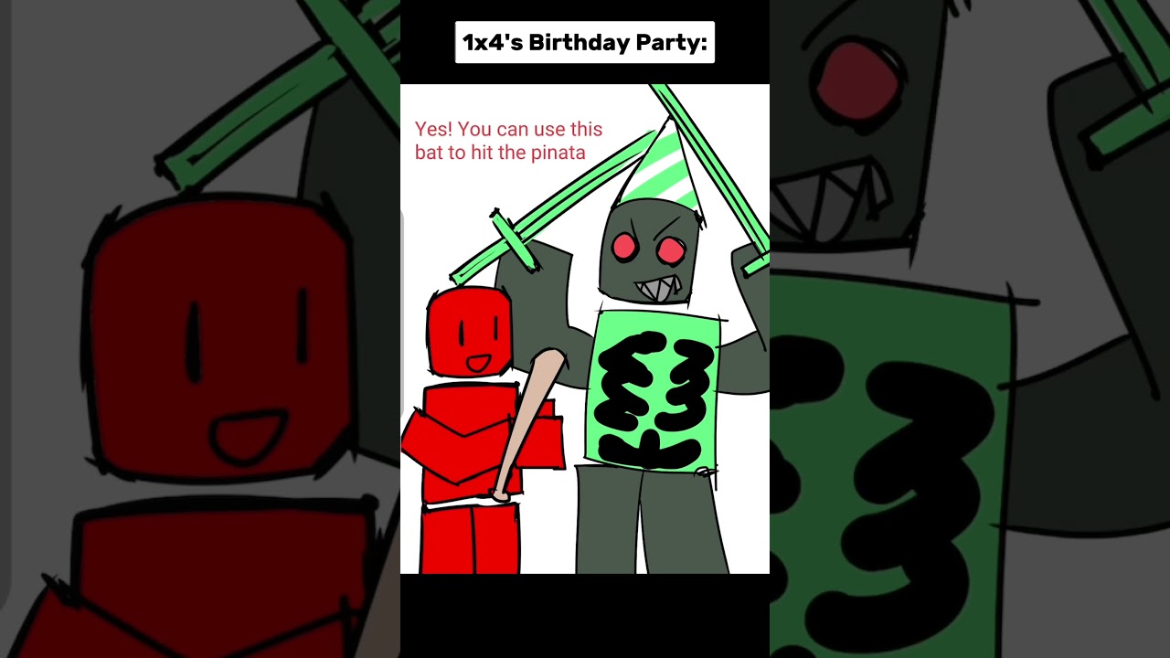 1x1x1x1 Birthday Party (Roblox Forsaken)