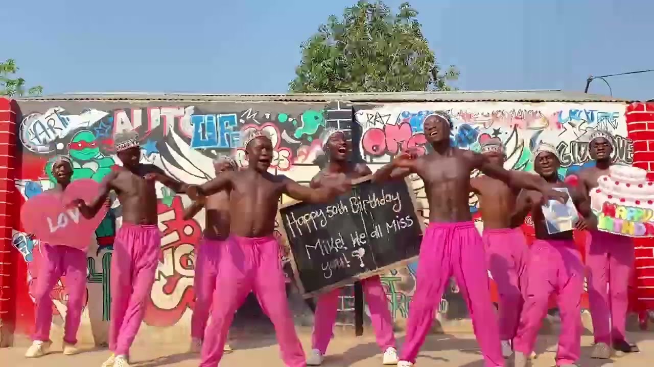 Happy birthday African Men dancing-African guys singing happy birthday-Wishes from Africa
