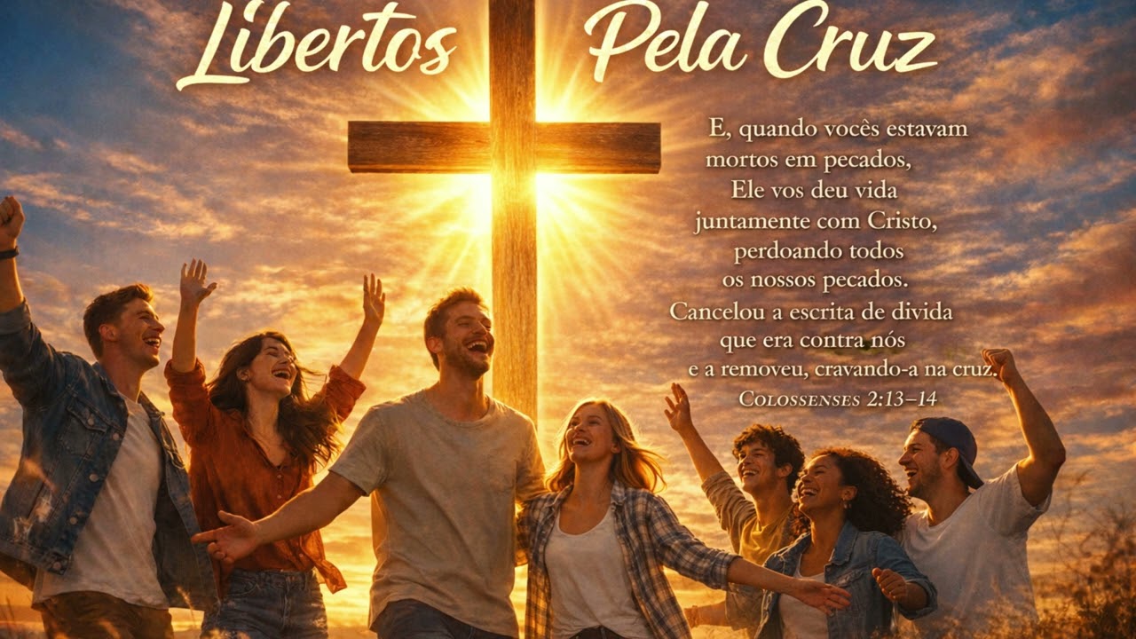 Libertos Pela Cruz | Colossenses 2:13–14 | Louvor Gospel Jovem