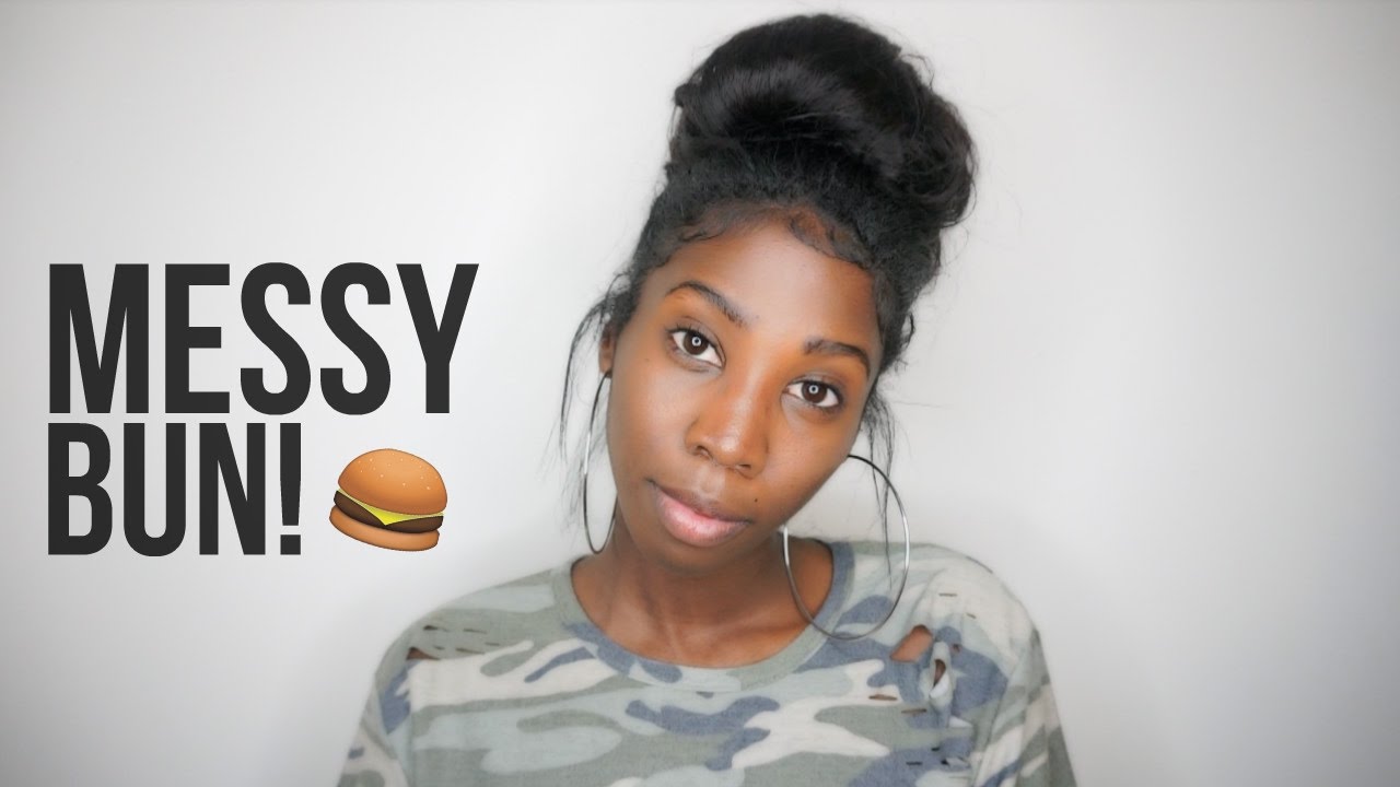 Easy Messy Bun Tutorial! | Knappy Hair Extensions