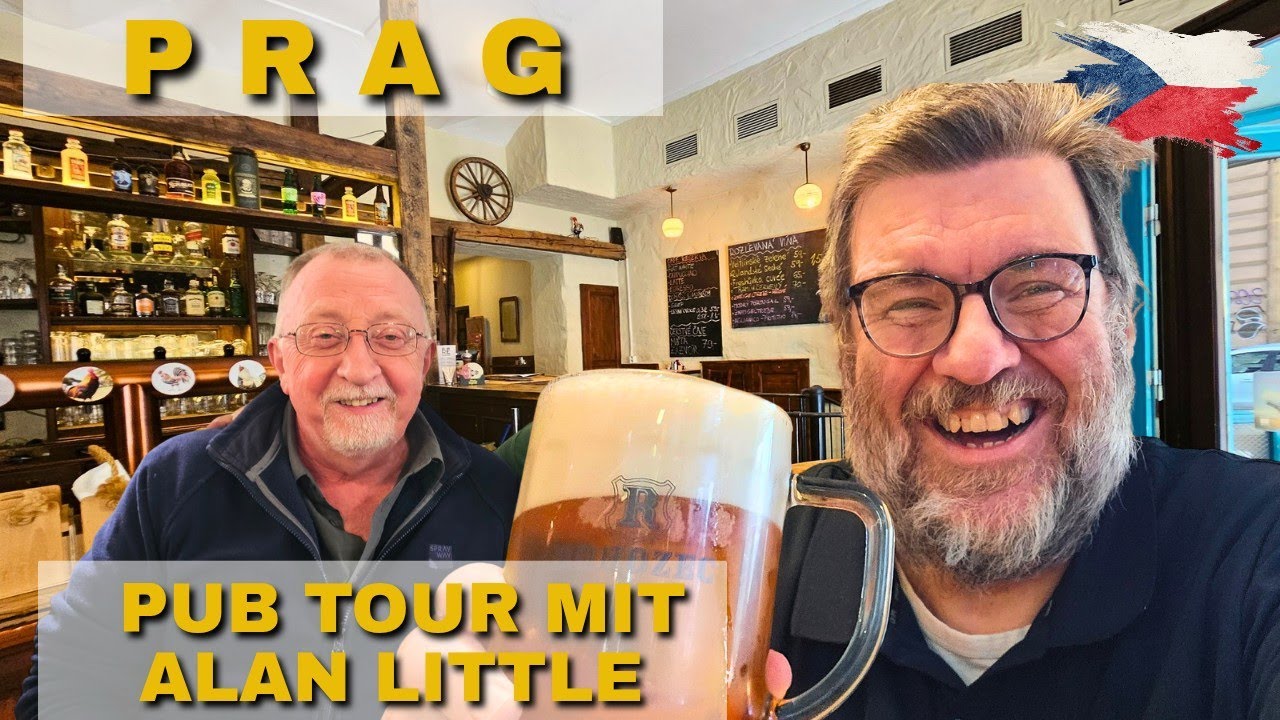 Prague Hidden Pubs 🍺 | Off the Beaten Path with Alan Little & Czech Pivo