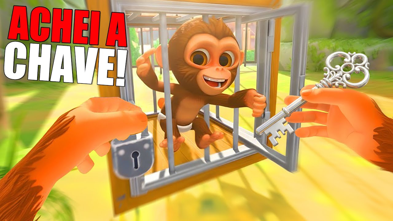 Tentando ESCAPAR da JAULA! no I Am Monkey no CELULAR!