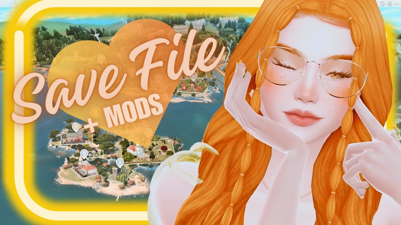 THE SIMS 4 SAVE FILE 🧡 O MELHOR de TODOS! E como BAIXAR e INSTALAR saves + dicas de mods!
