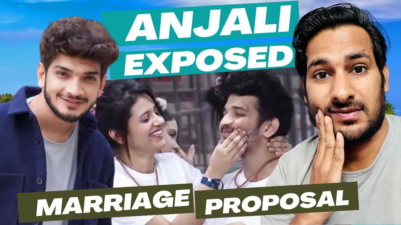 Munawar Faruqui’s marriage proposal to Anjali Arora ? Anjali Arora Exposed@ArbaazVlogs