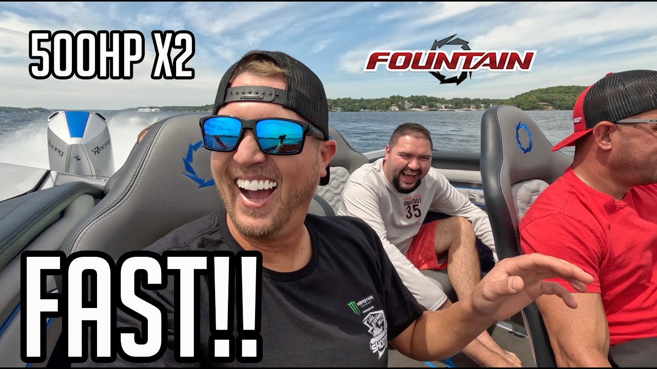 We go out and absolutely rip a 2025 Fountain Thundercat with twin 1000hp on the Lake of the Ozarks!