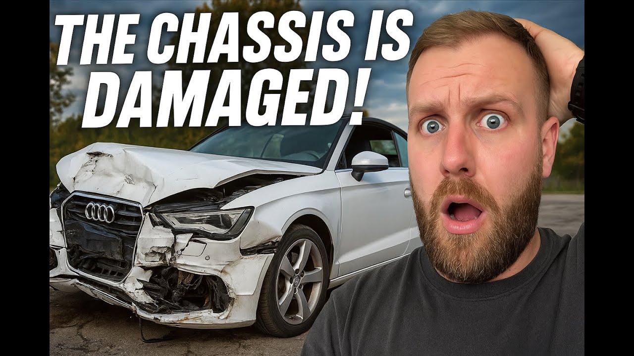 Can the chassis be saved ?! REBUILDING a CRASHED Audi A3 CONVERTIBLE TO RS3 Conversion EPISODE 3