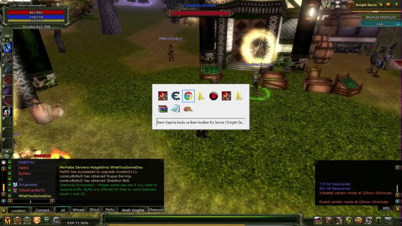 Knight Online Dupe Yapımı Buy Pazar Hack Buy   SeLL e Çevirme   YouTube